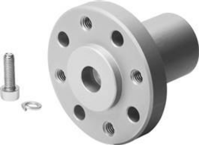 Plug-on flange