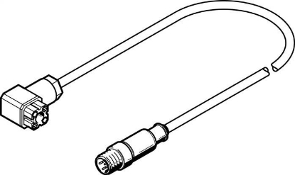 تصویر NEBC-P1W4-K-0.3-N-M12G5 (549293) Connecting line 