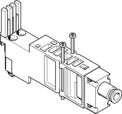 تصویر VMPA2-VSP-QS5/16 (8029491) صفحه تغذیه فشار عمودی شیربرقی فستو  