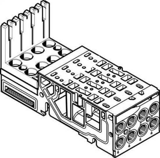 تصویر VMPA1-AP-4-1-EMM-8 (546804) اتصالات شیر برقی فستو-ساب بیس شیربرقی فستو        