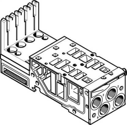 تصویر VMPA2-AP-2-1-EMM-4 (546805) اتصالات شیر برقی فستو-ساب بیس شیربرقی فستو