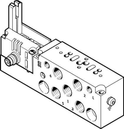 تصویر VMPA14-IC-AP-1 (8023666) اتصالات شیر برقی فستو-ساب بیس شیربرقی فستو        