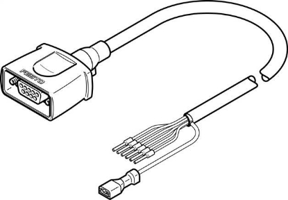 تصویر NEBM-S1G9-E-7-Q5-LE6 (1450371)  اتصالات سوکت و کابل موتور فستو     