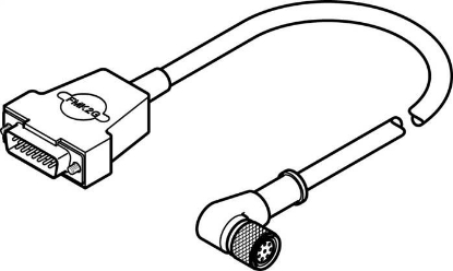 تصویر NEBM-M12W8-E-10-N-R3G8 (5213425) اتصال کابل انکودر فستو