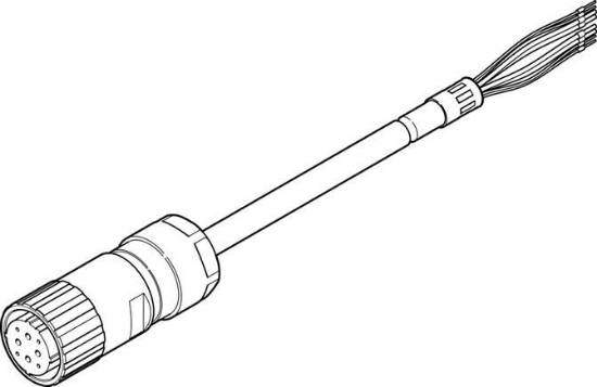 تصویر NEBM-M40G8-E-10-Q10N-LE8-1 (8085960)  اتصالات سوکت و کابل موتور فستو