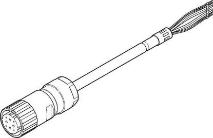 تصویر NEBM-M40G8-E-15-Q10N-LE8-1 (8085962)  اتصالات سوکت و کابل موتور فستو