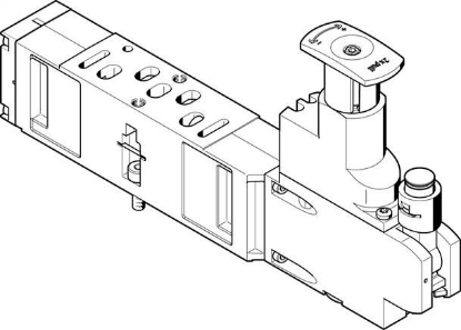 تصویر VABF-S3-1-R1C2-C-6 (543525) Regulator plate 