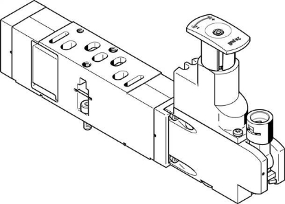 تصویر VABF-S3-1-R7C2-C-10 (546793) Regulator plate 