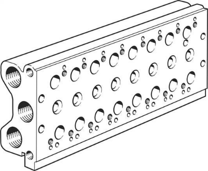 تصویر PRS-ME-1/8-8 (33411) Manifold block  