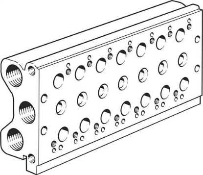 تصویر PRS-ME-1/8-7 (33479) Manifold block  