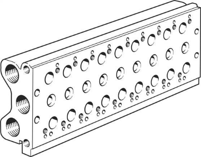 تصویر PRS-ME-1/8-9 (33480) Manifold block  