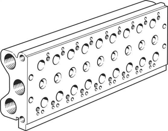 تصویر PRS-ME-1/8-9 (33480) Manifold block  