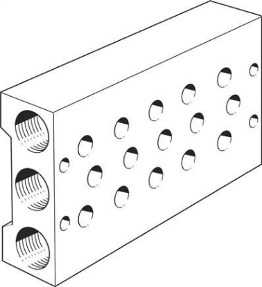 تصویر PRS-1/4-5 (10188) Manifold block  