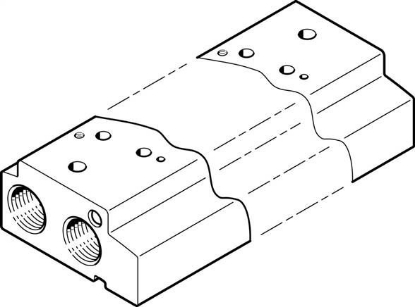 تصویر VABM-C7-12P-G18-2 (552652) ریل منیفولد شیر بلوکی فستو   