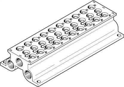 تصویر CPE10-PRS-1/4-10 (543829) بلوک منیفولد پنوماتیک فستو  