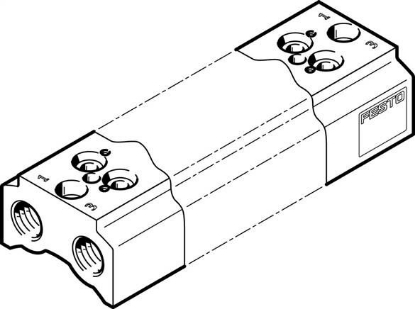 تصویر CPE10-3/2-PRS-1/4-7-NPT (550606) بلوک منیفولد پنوماتیک فستو  