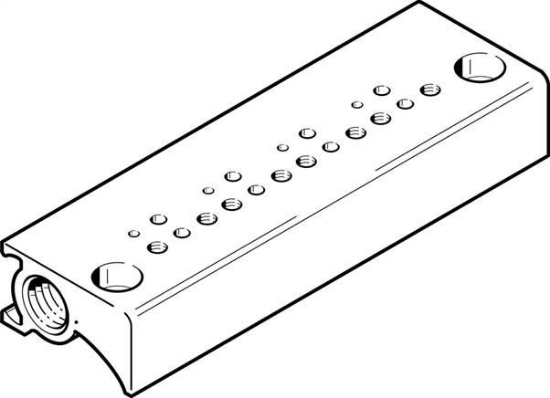 تصویر MHP1-P8-2-PI (197220) Manifold block  