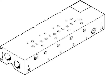 تصویر MHA1-PR10-3-M3-PI-PCB (197251) Manifold        