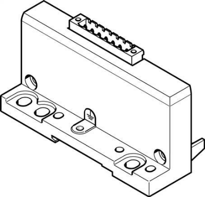 تصویر CPX-EPL-EV-S (576315) اتصالات شیر برقی فستو-صفحه پایانی شیر برقی فستو       