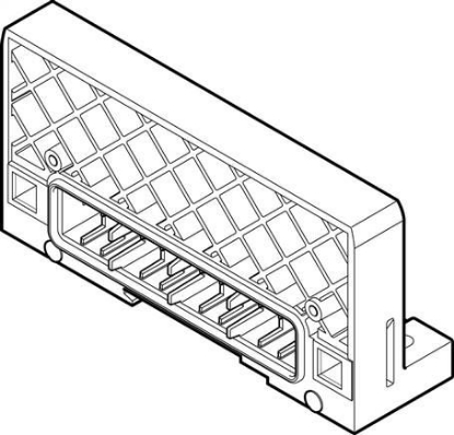 تصویر CPX-EPR-EV (195714) اتصالات شیر برقی فستو-صفحه پایانی شیر برقی فستو 