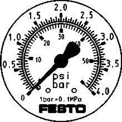 تصویر FMAP-63-4-1/4-EN (162843) گیج فشار فلنج دقیق فستو 