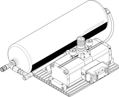 تصویر DPA-100-10-CRVZS20 (552936) تقویت کننده فشار هوای پنوماتیک فستو 