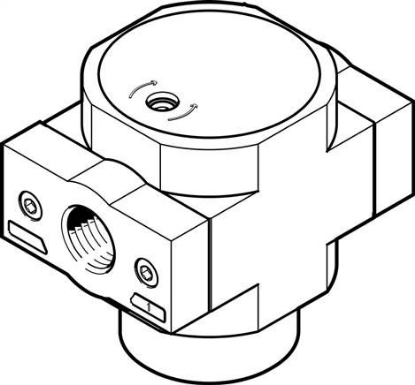 تصویر HEL-3/4-D-MAXI (165082) شیر قطع و وصل اصلی جریان هوای فشرده فستو 