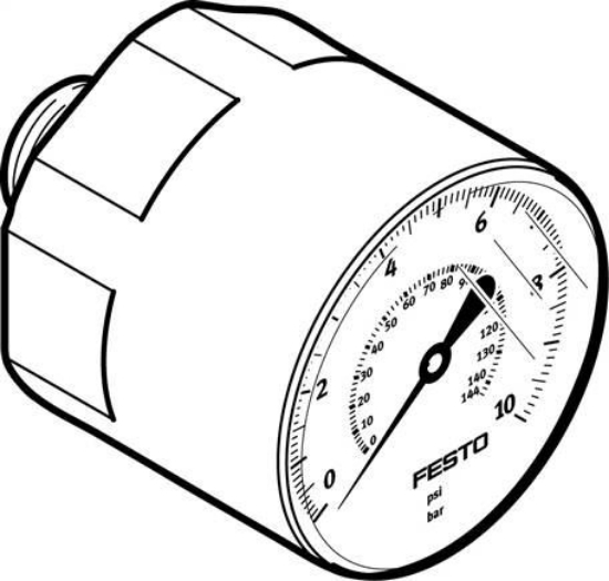 تصویر MA-15-10-M5 (132340) گیج فشار هوای فستو 