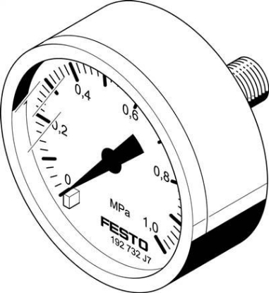 تصویر MA-40-1-G1/8-MPA (192732) گیج فشار هوای فستو 