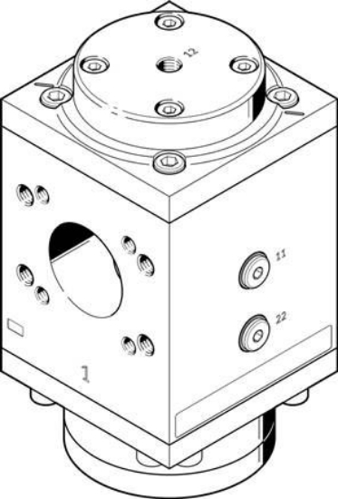 تصویر PVEL-P-124-HP3 (1629205) شیر قطع و وصل اصلی جریان هوای فشرده فستو    