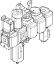 تصویر MSB6-1/2:C3J2D1A1F3-WP (542275) واحد مراقبت ترکیبی هوای فشرده فستو 