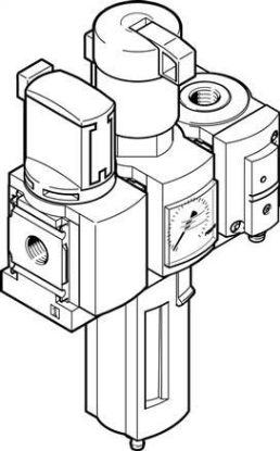 تصویر MSB6-1/2:C3:J120:F12-WP (8042671) واحد مراقبت ترکیبی هوای فشرده فستو 