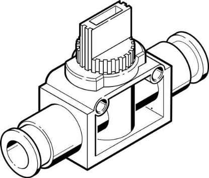 تصویر HE-2-QS-8 (153468) شیر قطع و وصل جریان فستو  