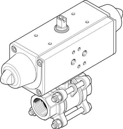 تصویر VZBA-1/2"-GG-63-T-22-F0304-V4V (1758071) شیر و اکچویتور فستو  