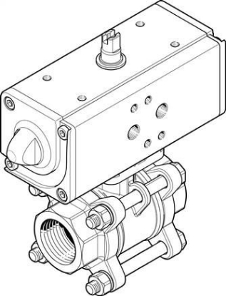 تصویر VZBA-1"-GG-63-T-22-F0405-V4V4T (1809655) شیر و اکچویتور فستو  