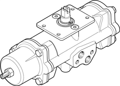 تصویر DAPS-0015-090-RS1-F03-CR (552875) Semi-rotary drive
