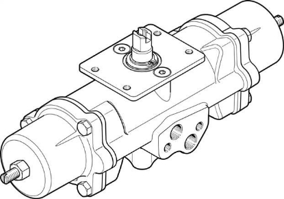 تصویر DAPS-0015-090-RS2-F03-CR (552876) Semi-rotary drive