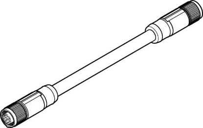 تصویر NEBS-M12G12-KS-0.5-SM12G12 (3056124) کابل رابط فستو 