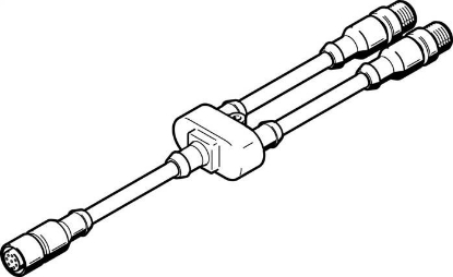 تصویر NEBV-M12G8-KD-3-M12G4 (547888) کابل رابط فستو 