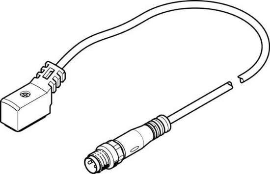 تصویر NEBV-Z4WA2L-R-E-2.5-N-M8G3-S1 (8047684) کابل رابط فستو 