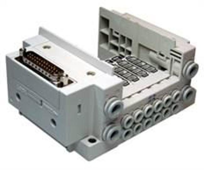 Multiple connection plates, D-Sub connector