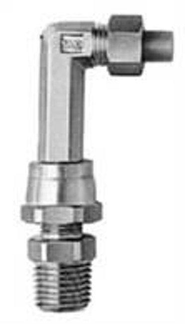 KFW, rotatable extended screw-in elbow