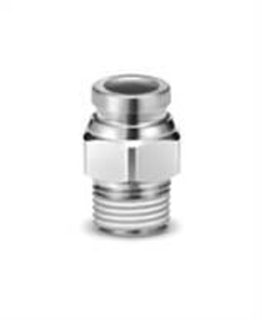 KQB2H male straight compression fitting