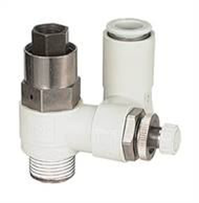 ASP, one-way flow control valve with pilot valve