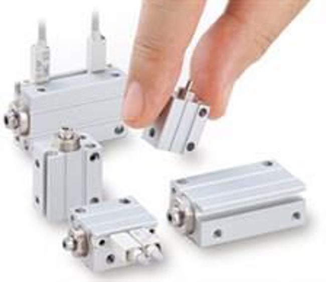 Miniature cylinders for direct mounting, Series C (D) UJ