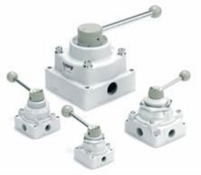 4/2, 4/3-way manual valve, series VH