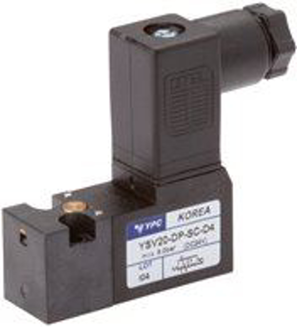 3/2-way solenoid valves with flange connection, Series YSV20