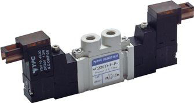 5/2-way solenoid valves M 5, Series SC200 (will be discontinued)
