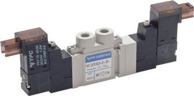 5/3-way solenoid valves M 5, Series SC200 (will be discontinued)