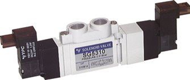5/3-way solenoid valves G 1/8", Series SC300 (will be discontinued)